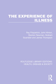 The Experience of Illness book cover