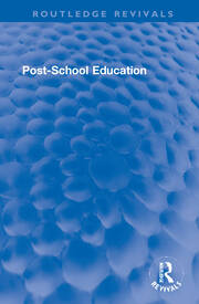 Post-School Education book cover