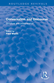 Conversation and Discourse: Structure and Interpretation book cover