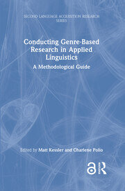Conducting Genre-Based Research in Applied Linguistics: A Methodological Guide book cover