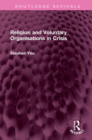 Religion and Voluntary Organisations in Crisis book cover