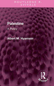 Palestine: A Policy book cover