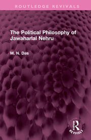 The Political Philosophy of Jawaharlal Nehru book cover