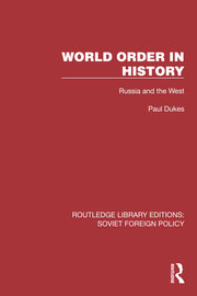 World Order in History: Russia and the West book cover