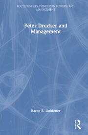 Peter Drucker and Management book cover