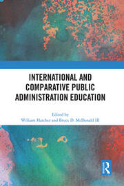 International and Comparative Public Administration Education book cover