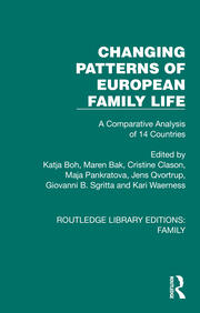 Changing Patterns of European Family Life: A Comparative Analysis of 14 Countries book cover