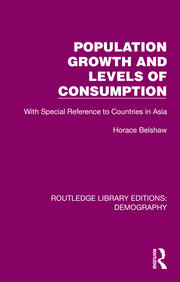 Population Growth and Levels of Consumption: With Special Reference to Countries in Asia book cover