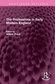 The Professions in Early Modern England book cover