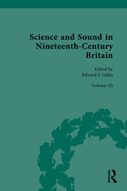 Science and Sound in Nineteenth-Century Britain: Sound in Context book cover
