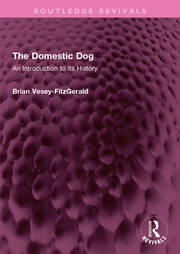 The Domestic Dog: An Introduction to its History book cover