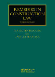 Remedies in Construction Law book cover