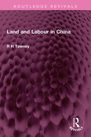 Land and Labour in China book cover