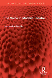 The Voice in Modern Theatre book cover
