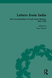 Letters from India: The Correspondence of Lady Susan Ramsay, 1854–1856 book cover