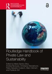 Routledge Handbook of Private Law and Sustainability book cover