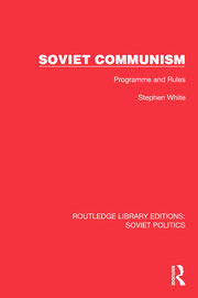 Soviet Communism: Programme and Rules book cover