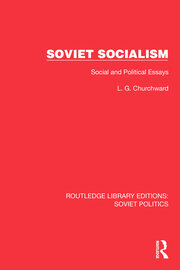 Soviet Socialism: Social and Political Essays book cover