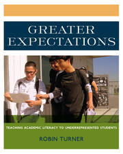 Greater Expectations: Teaching Academic Literacy to Underrepresented Students book cover