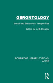 Gerontology: Social and Behavioural Perspectives book cover