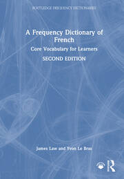 A Frequency Dictionary of French: Core Vocabulary for Learners book cover