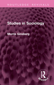 Studies in Sociology book cover