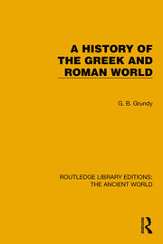 A History of the Greek and Roman World book cover