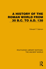 A History of the Roman World from 30 B.C. to A.D. 138 book cover