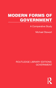 Modern Forms of Government: A Comparative Study book cover