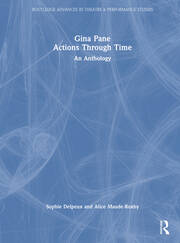 Gina Pane: Actions Through Time: An Anthology book cover