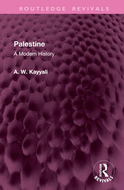Palestine: A Modern History book cover