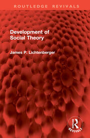 Development of Social Theory book cover