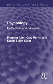 Psychology: Its Methods and Principles book cover