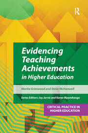 Evidencing Teaching Achievements in Higher Education book cover