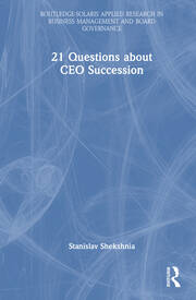 21 Questions about CEO Succession book cover