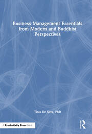 Business Management Essentials from Modern and Buddhist Perspectives book cover