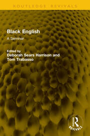 Black English: A Seminar book cover