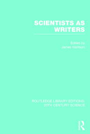 Scientists as Writers book cover