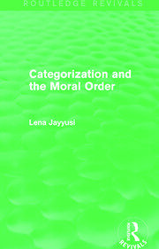 Categorization and the Moral Order (Routledge Revivals) book cover