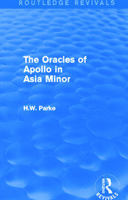The Oracles of Apollo in Asia Minor (Routledge Revivals) book cover