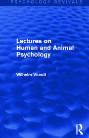 Lectures on Human and Animal Psychology book cover