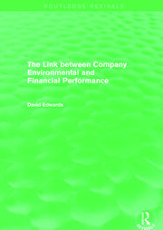 The Link Between Company Environmental and Financial Performance (Routledge Revivals) book cover
