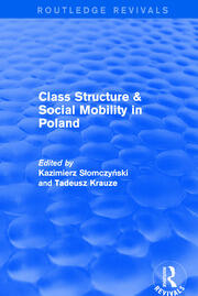 Revival: Class Structure and Social Mobility in Poland (1980) book cover