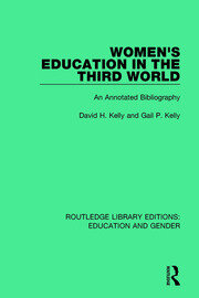 Women's Education in the Third World: An Annotated Bibliography book cover