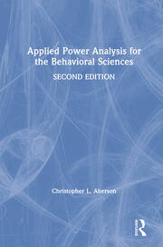 Applied Power Analysis for the Behavioral Sciences: 2nd Edition book cover