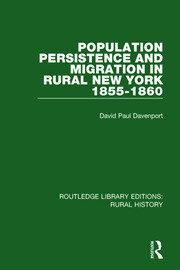 Population Persistence and Migration in Rural New York, 1855-1860 book cover