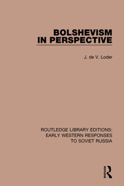Bolshevism in Perspective book cover