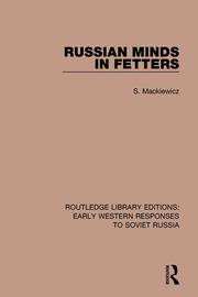 Russian Minds in Fetters book cover