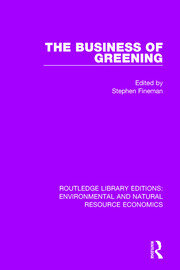 The Business of Greening book cover