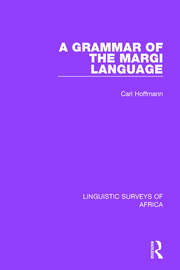 A Grammar of the Margi Language book cover